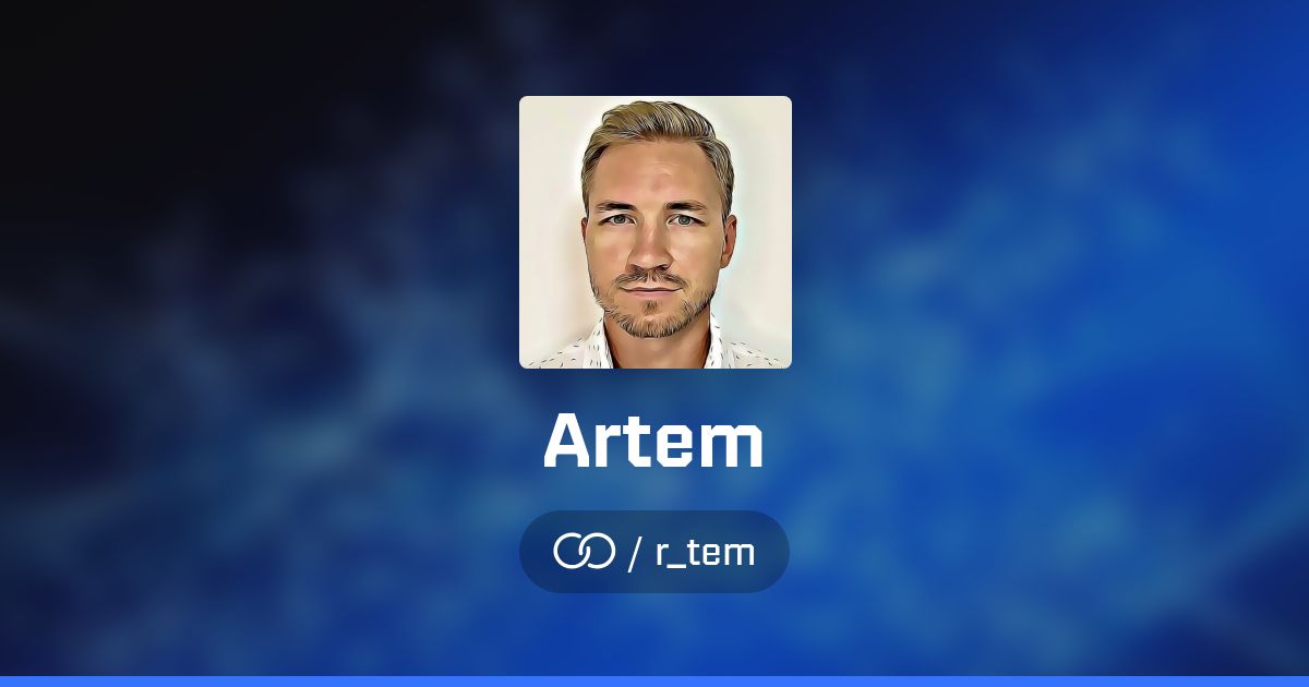 Artem (/r_tem) · solo.to