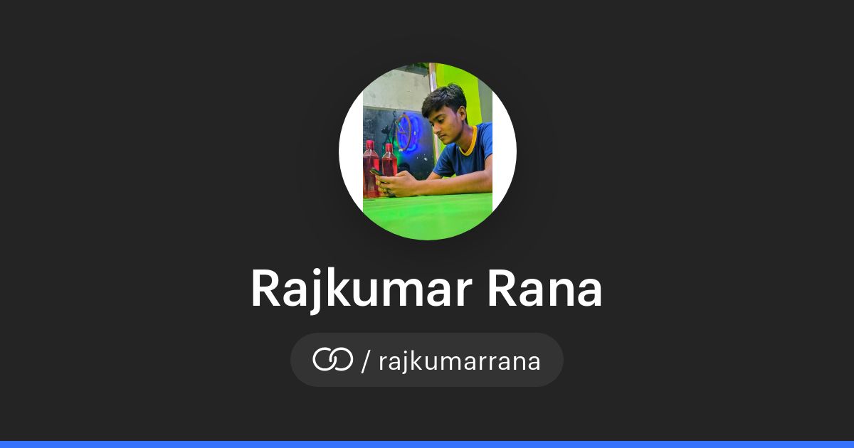 Rajkumar Rana (/rajkumarrana) · solo.to