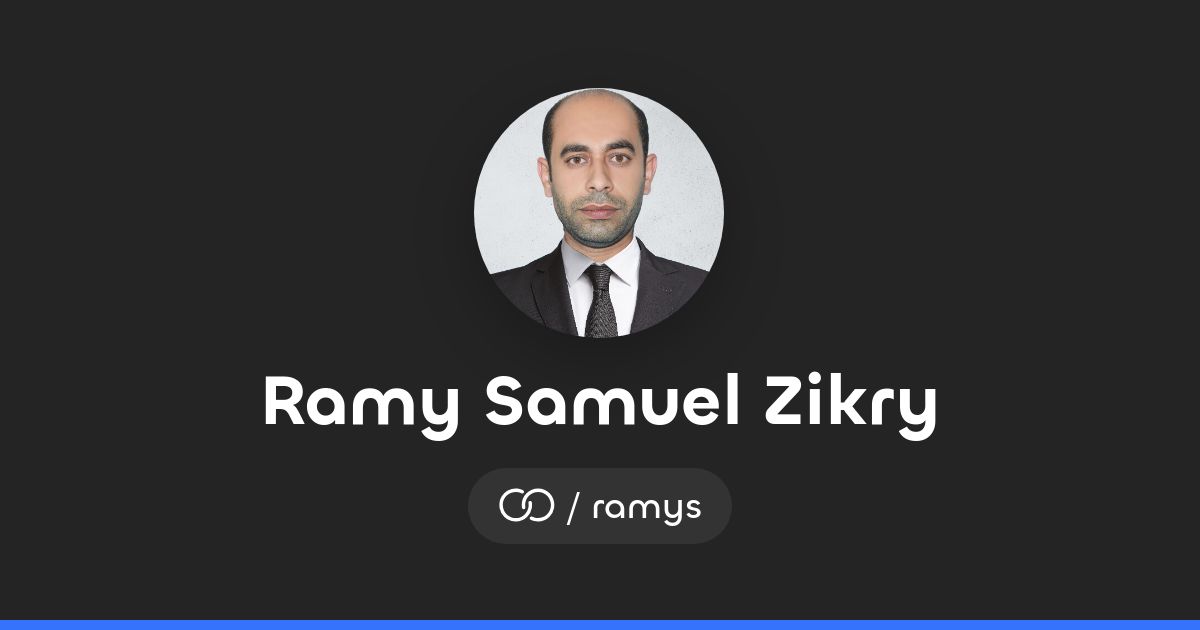 Jjj Sam Ramy Ramy Samuel Zikry (/ramys) · solo.to