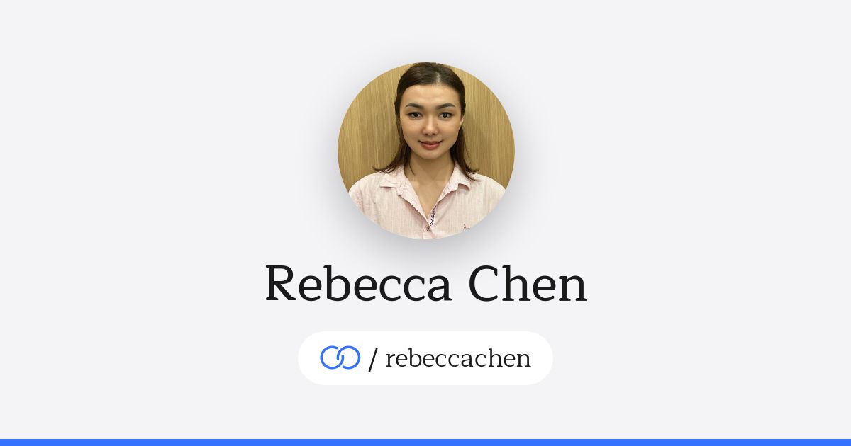 Rebecca Chen (/rebeccachen) · solo.to