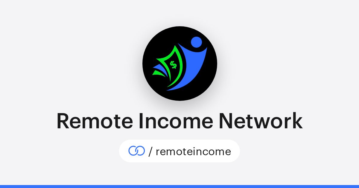 Remote Income Solution Remote Income Network (/remoteincome) · solo.to