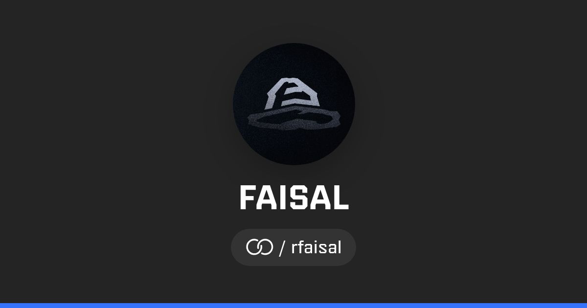 FAISAL (/rfaisal) · solo.to