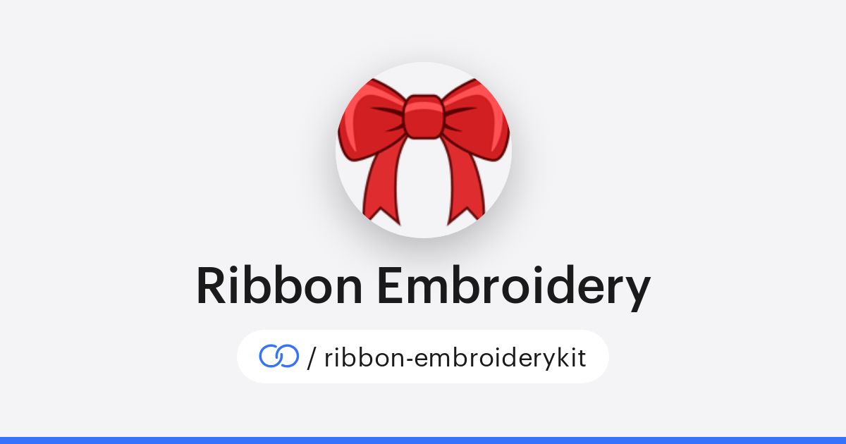 Ribbon Embroidery (/ribbon-embroiderykit) · solo.to