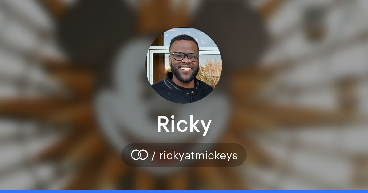 Ricky Mico Ricky (/rickyatmickeys) · solo.to