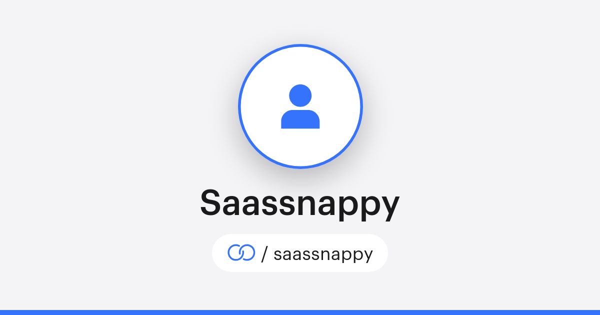 Saassnappy · solo.to