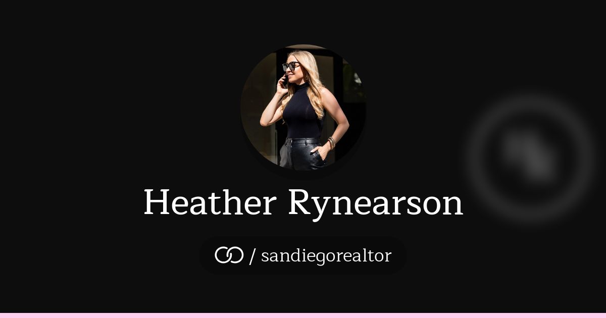 Heather Rynearson (/sandiegorealtor) · solo.to