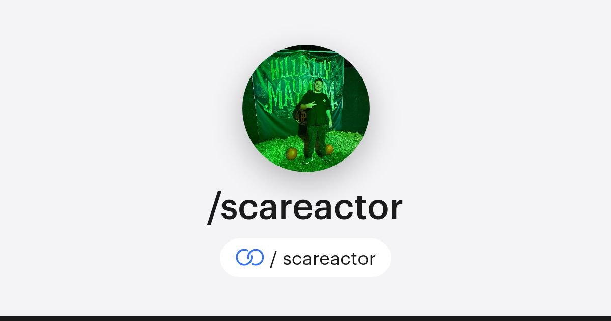 /scareactor · solo.to