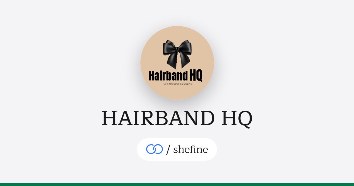 HAIRBAND HQ (/shefine) · solo.to