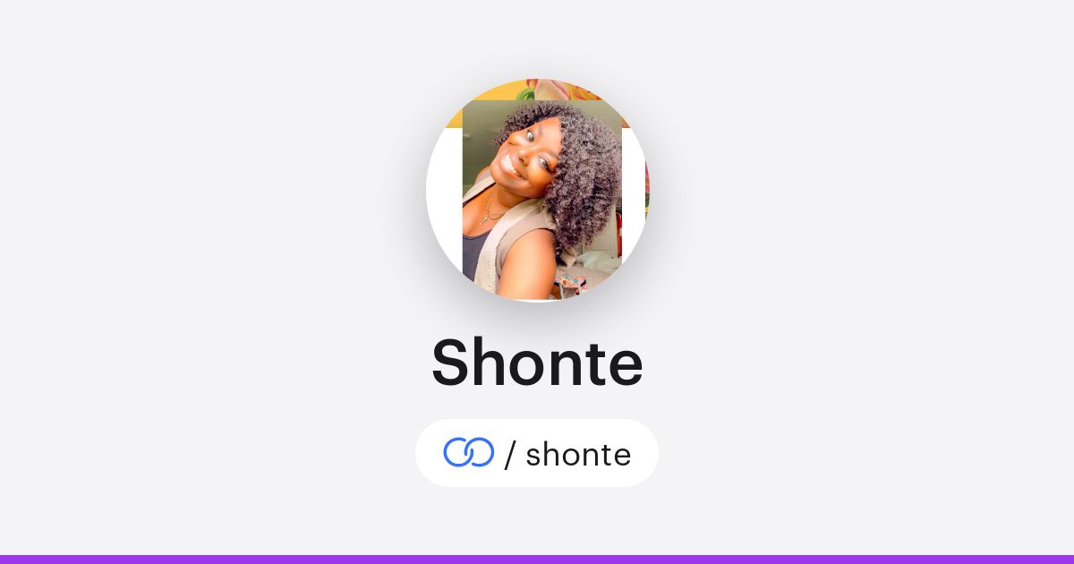 Shonte · solo.to