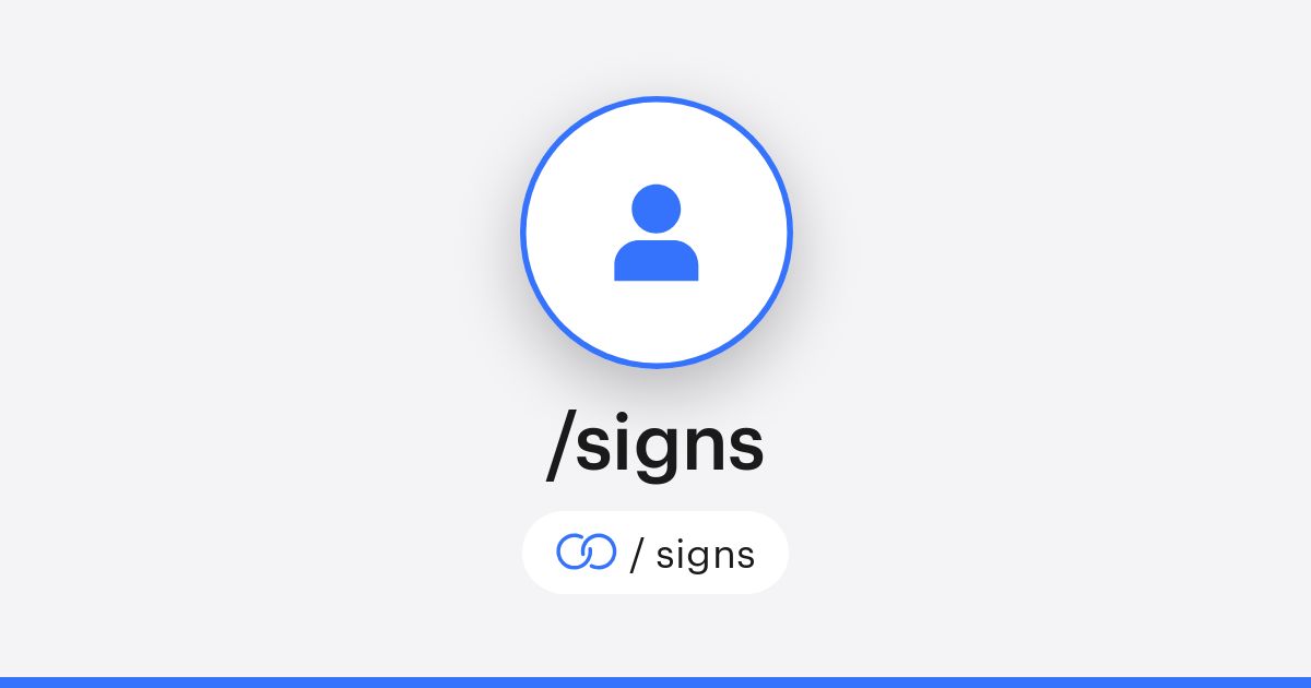 /signs · solo.to