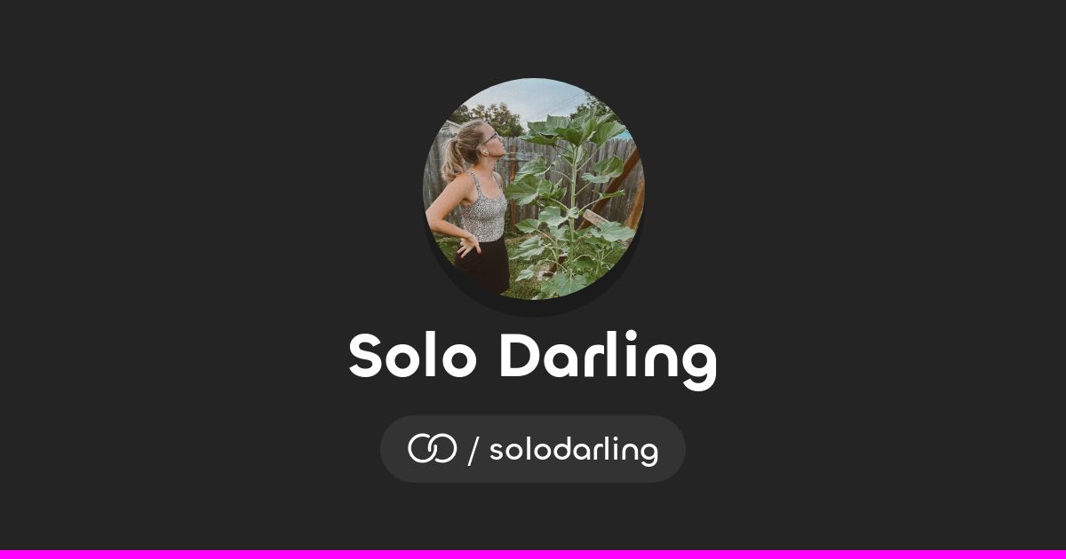 Solo Darling (/solodarling) · solo.to