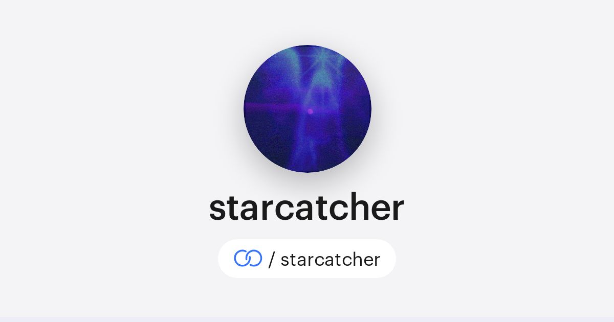 Starcatcher Mc starcatcher · solo.to