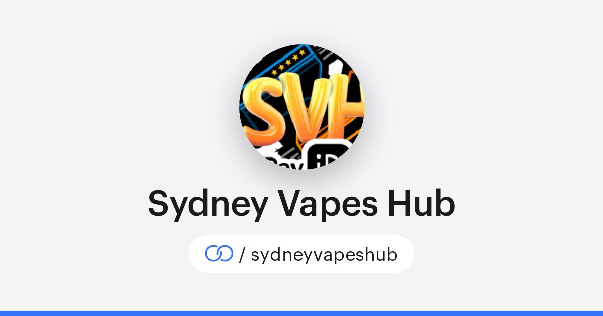 Sydney Vapes Hub (/sydneyvapeshub) · solo.to