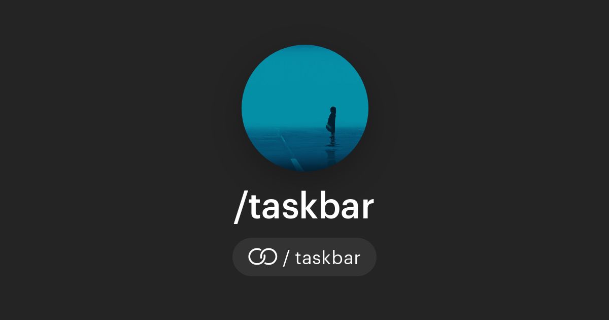 /taskbar · solo.to