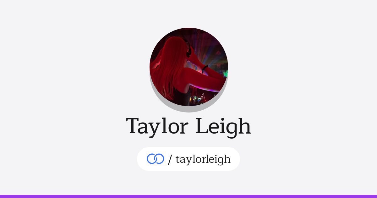 Taylor Leigh (/taylorleigh) · solo.to