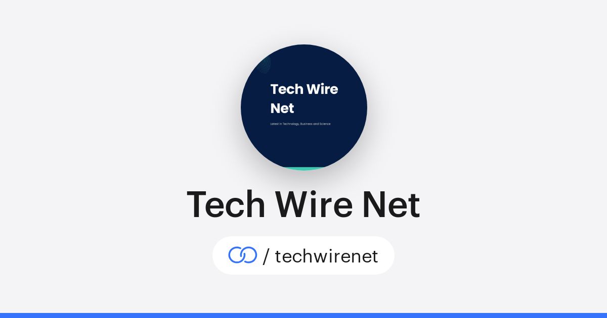 Tech Wire Net (/techwirenet) · solo.to