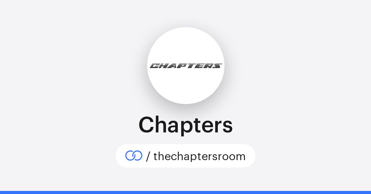 Chapters (/thechaptersroom) · solo.to