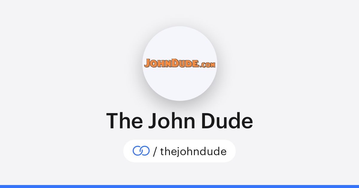 The John Dude (/thejohndude) · solo.to