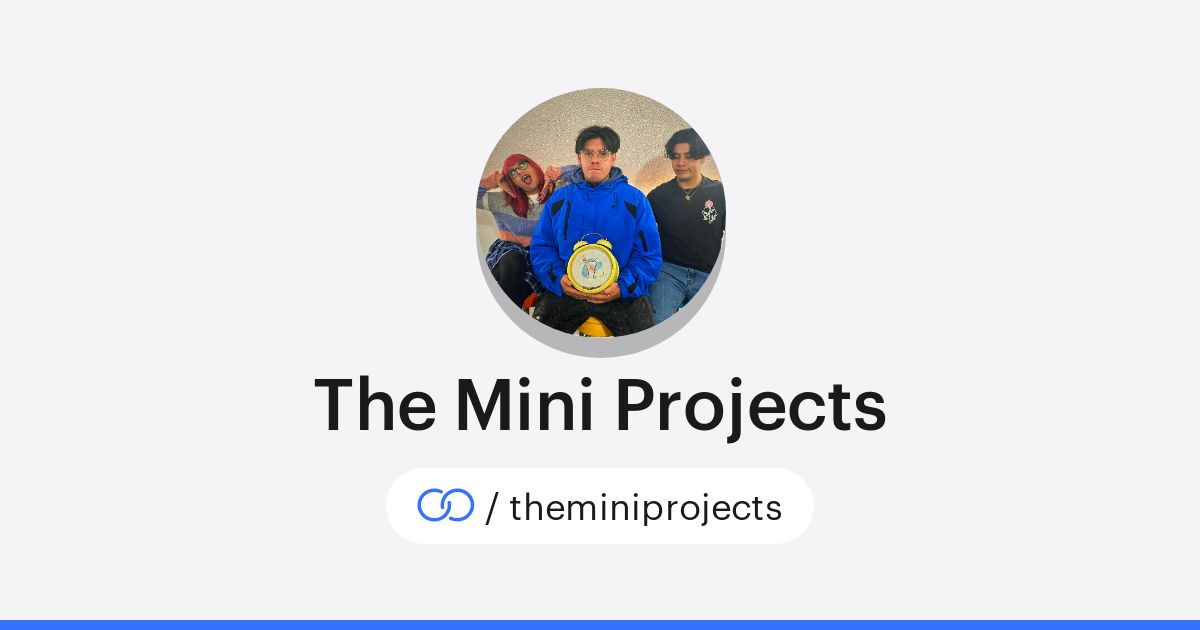 The Mini Projects (/theminiprojects) · solo.to