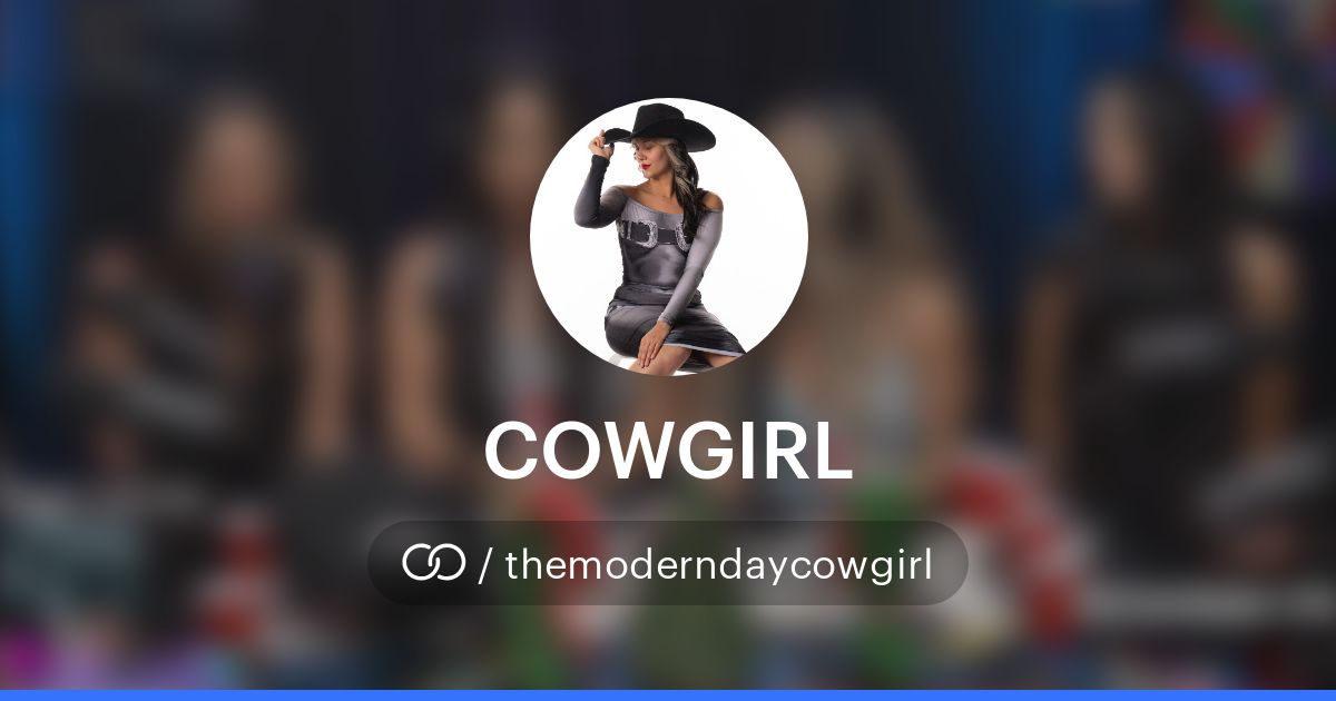 COWGIRL (/themoderndaycowgirl) · solo.to