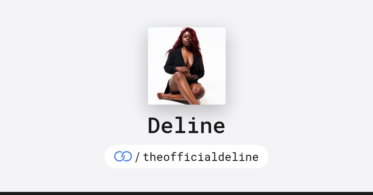 Deline (/theofficialdeline) · solo.to