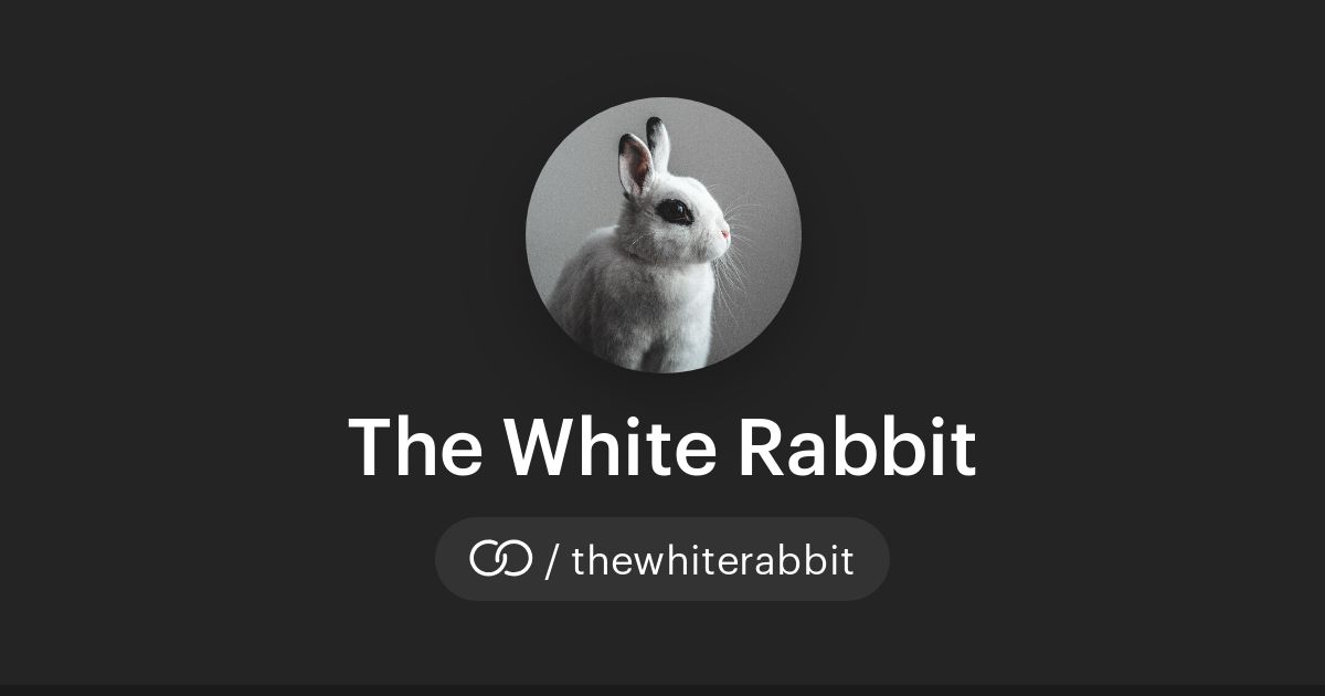 The White Rabbit (/thewhiterabbit) · solo.to
