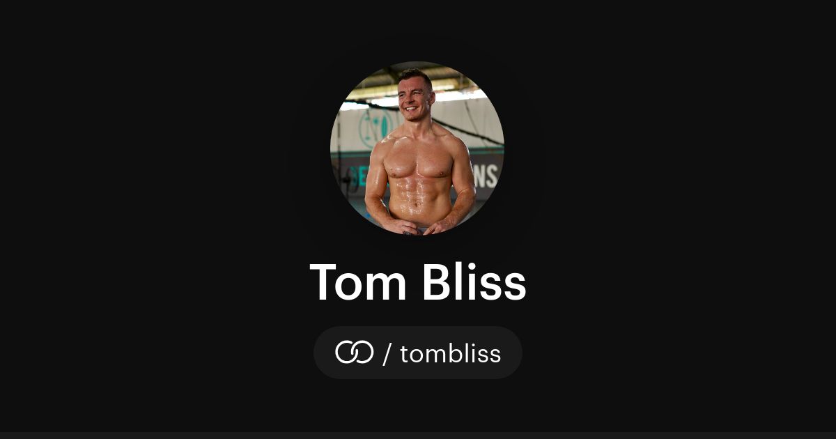 Tom Bliss (/tombliss) · solo.to