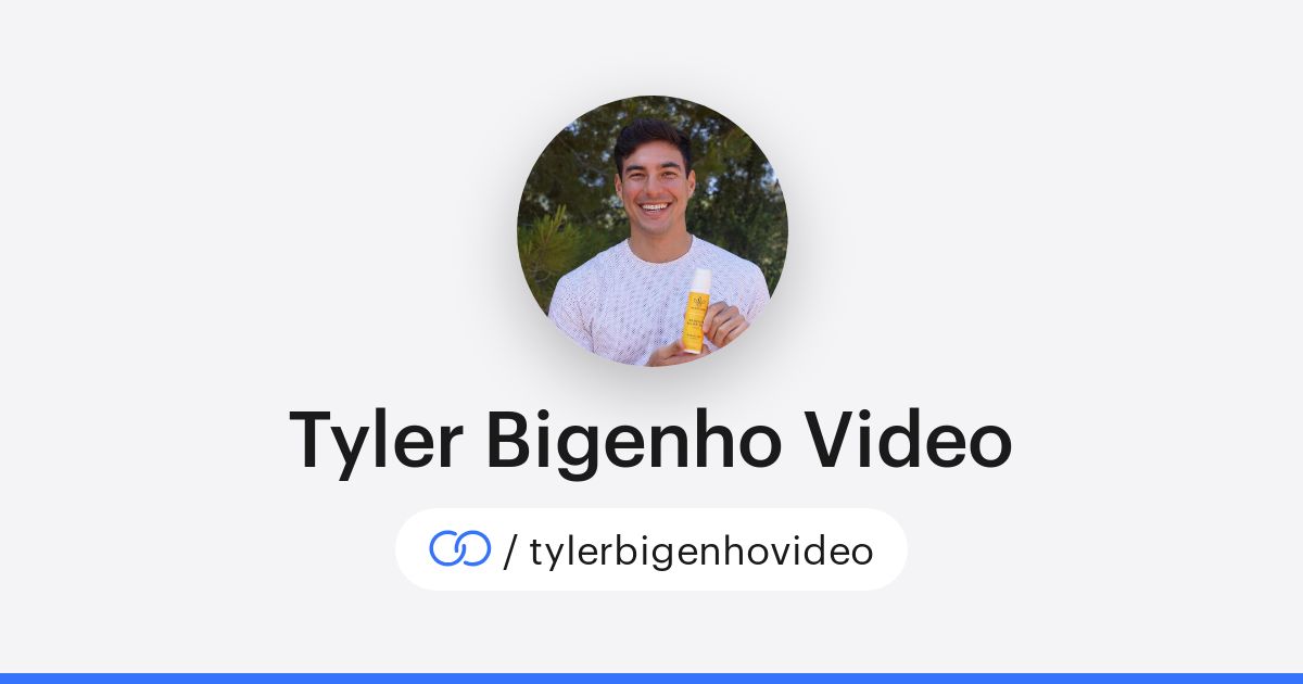 Tyler Bigenho Video (/tylerbigenhovideo) · solo.to