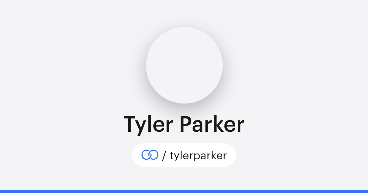 Tyler Parker (/tylerparker) · solo.to