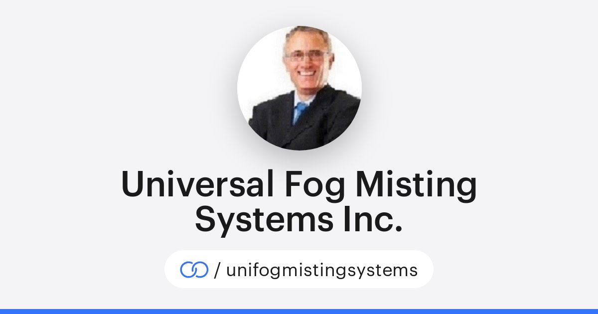 Universal Fog Misting Systems Inc. (/unifogmistingsystems) · solo.to