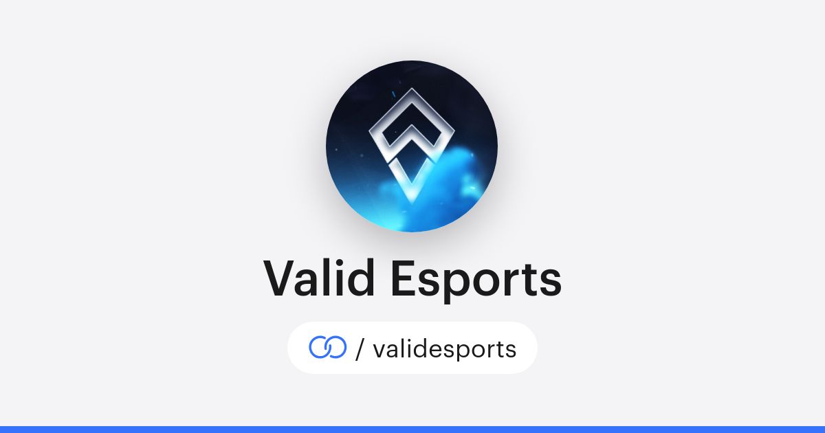 Validity Esports Valid Esports (/validesports) · solo.to