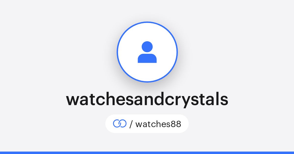 watchesandcrystals (/watches88) · solo.to