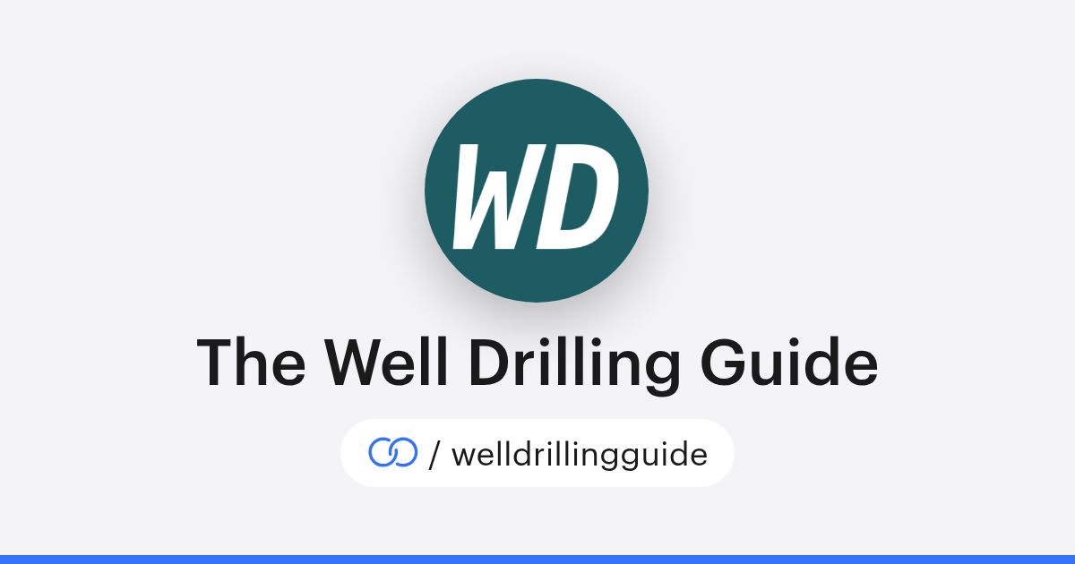 The Well Drilling Guide (/welldrillingguide) · solo.to