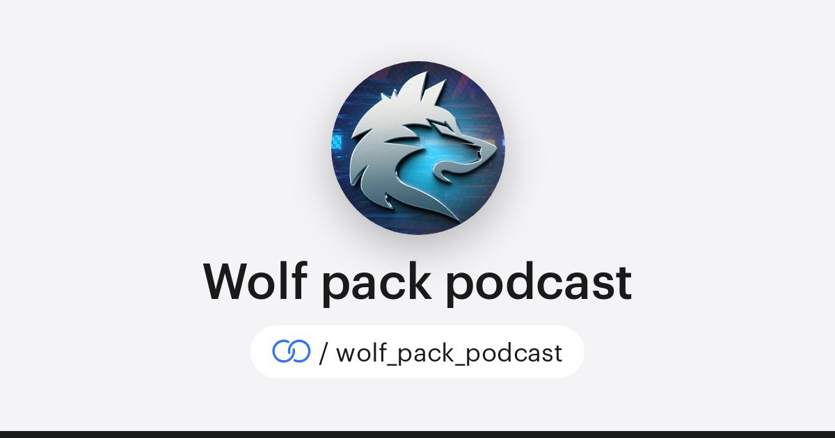 Wolf pack podcast (/wolf_pack_podcast) · solo.to