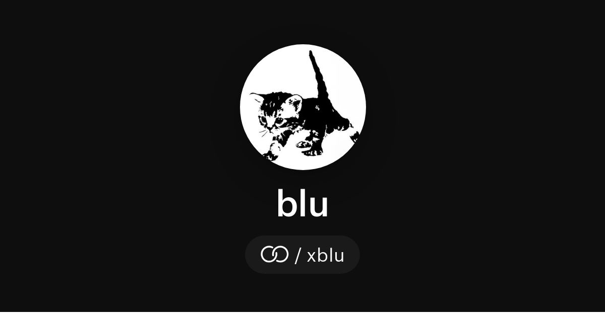 blu (/xblu) · solo.to