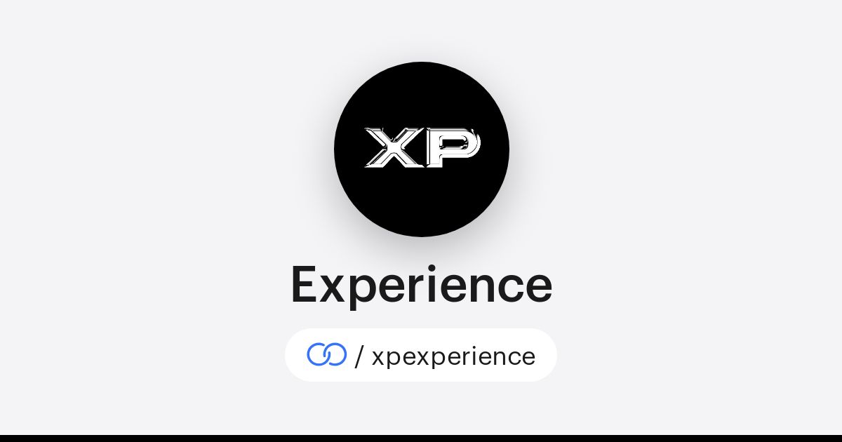 Experience (/xpexperience) · solo.to