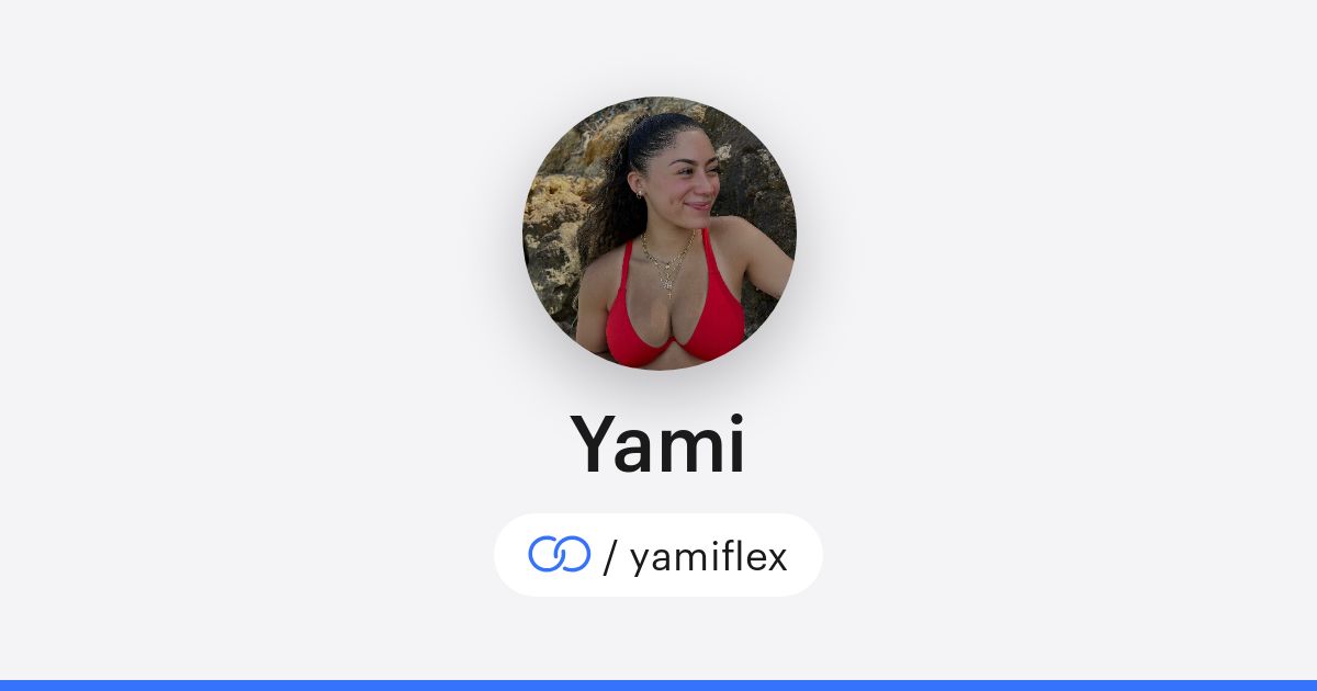 Yami (/yamiflex) · solo.to