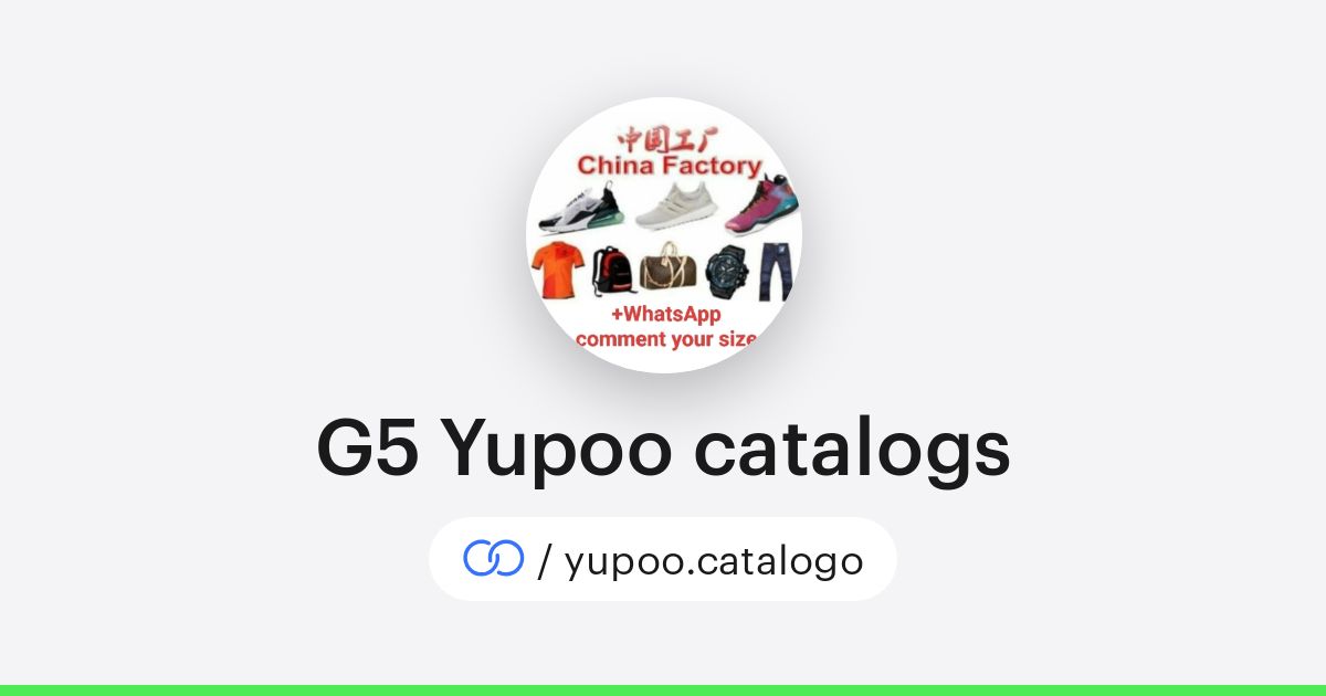G5 Yupoo catalogs (/yupoo.catalogo) · solo.to