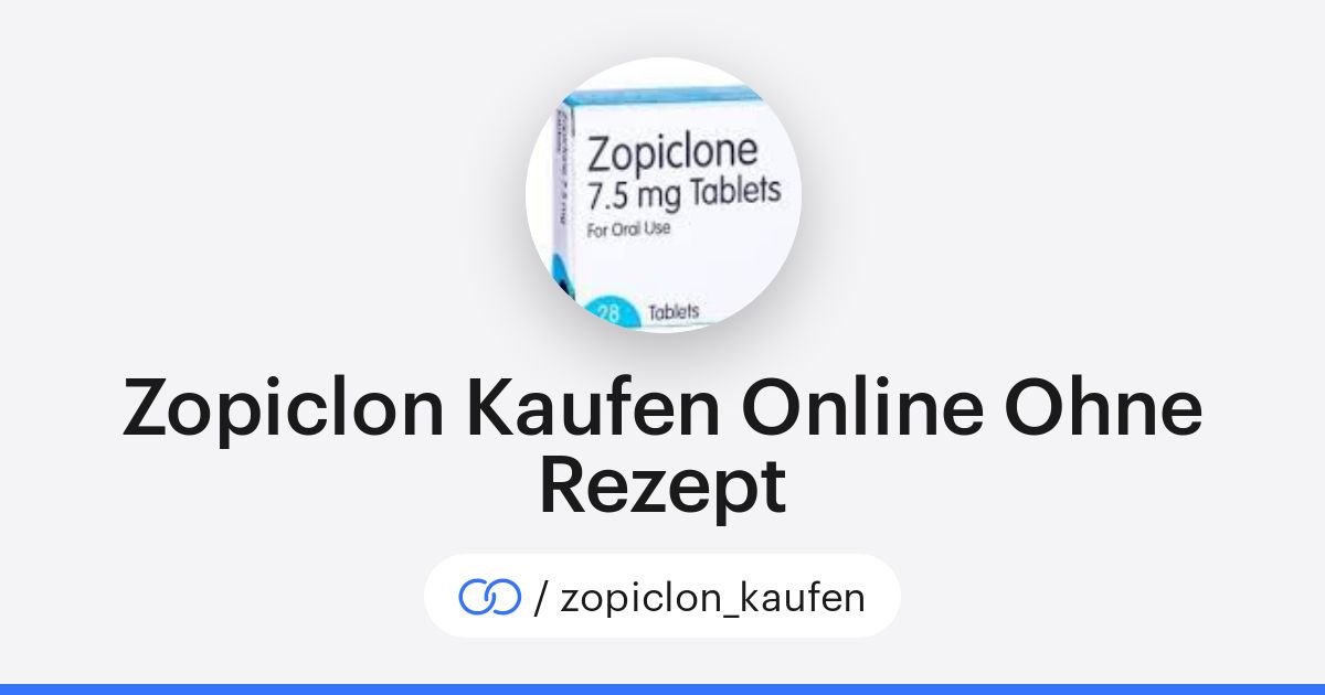 Wo Kann Ich Zopiclon Rezeptfrei Kaufen